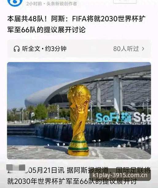 k1体育数据服务评测 资深体育观察者分享:从世界杯扩军66队看中国足球机遇与k1体育数据服务评测